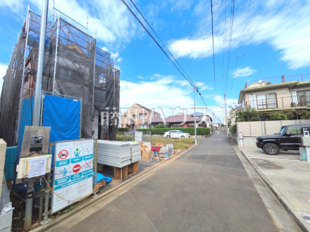 接道状況および現場風景　【小平市花小金井５丁目】／撮影日2026/10/03