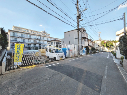 接道状況および現場風景　【八王子市散田町５丁目】／撮影日2026/10/08
