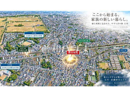 航空写真　【立川市砂川町４丁目】