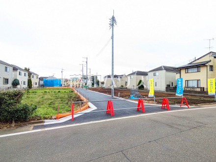 接道状況および現場風景　【立川市砂川町４丁目】／撮影日2026/10/29