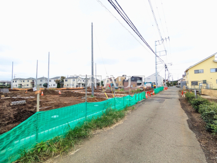 接道状況および現場風景　【立川市砂川町４丁目】／撮影日2026/09/13