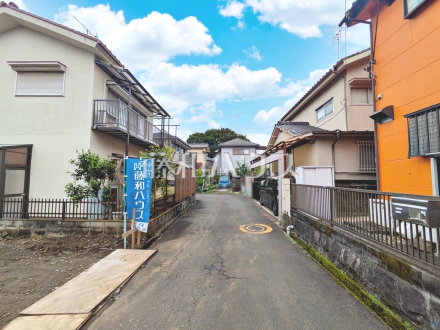 接道状況および現場風景 【八王子市打越町】/撮影日2026/09/10