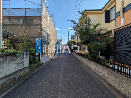 接道状況および現場風景　【練馬区三原台１丁目】／撮影日2026/10/08