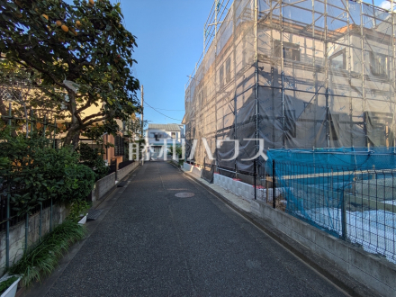 接道状況および現場風景　【練馬区三原台１丁目】／撮影日2026/10/08