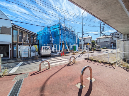接道状況および現場風景　【日野市百草】／撮影日2026/10/22