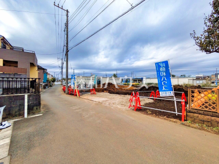接道状況および現場風景 【東久留米市下里2丁目】/撮影日2026/10/29