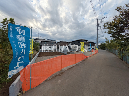 接道状況および現場風景 【武蔵村山市神明3丁目】/撮影日2026/10/22