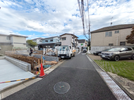 接道状況および現場風景　【練馬区富士見台２丁目】／撮影日2026/09/22