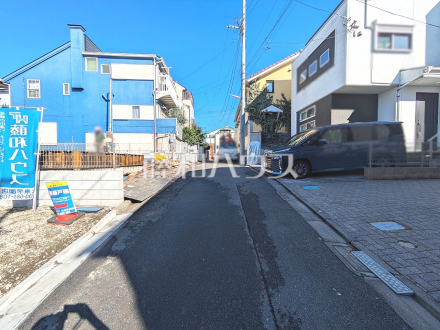 接道状況および現場風景　【練馬区富士見台４丁目】／撮影日2026/10/01