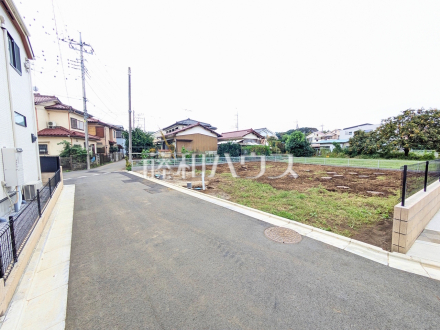接道状況および現場風景　【所沢市大字下安松】／撮影日2026/10/05