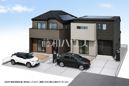 ≪完成予想図・外観パース≫ 建物のプレゼンをさせていただきますので、実際の完成イメージを思い描いていただくことができます。お気軽にお問合せ下さい。 【西東京市下保谷５丁目】