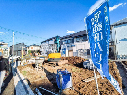 接道状況および現場風景　【西東京市下保谷５丁目】33.3～40.65坪のゆとりある敷地の全4棟♪／撮影日2026/09/24