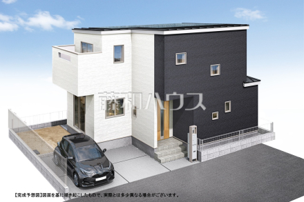 ≪完成予想図・外観パース≫ 4号棟　物件の事・諸費用の事・住宅ローンなど、小さな疑問もお気軽にご連絡・ご相談下さい。【西東京市下保谷５丁目】