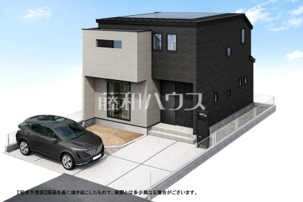 ≪完成予想図・外観パース≫1号棟　利便性と、思わず深呼吸したくなる大きな空、色彩豊かな木々。この街が育んだ豊かな情景を楽しみ過ごす時が心地よいものとなるでしょう。【西東京市下保谷５丁目】