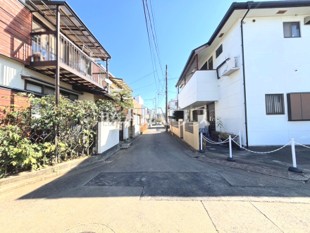 接道状況および現場風景　【東村山市萩山町２丁目】／撮影日2026/10/18