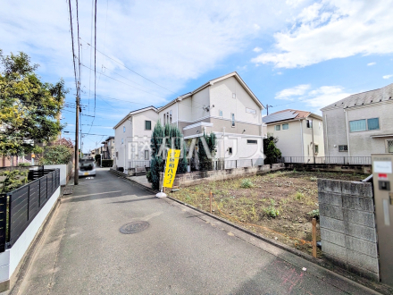接道状況および現場風景　【調布市八雲台１丁目】／撮影日2026/10/29