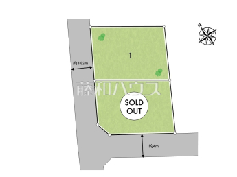 立川市上砂町3丁目　全2区画／1号地　宅地分譲物件画像
