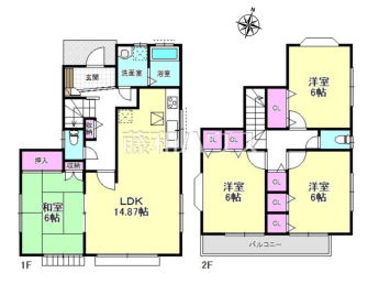 新座市西堀2丁目　中古戸建て物件画像