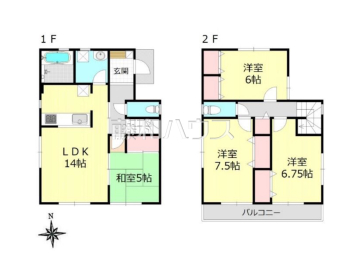 小平市小川町1丁目　中古戸建て物件画像