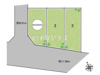 稲城市東長沼　全3棟　新築分譲住宅物件画像