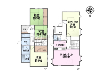 富士見市水谷東3丁目　中古戸建て物件画像