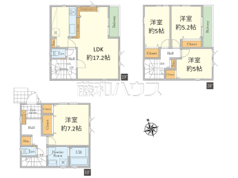 志木市柏町4丁目　全1棟　新築分譲住宅物件画像