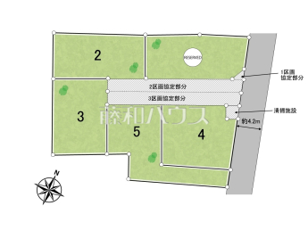 志木市下宗岡4丁目　全5区画　建築条件付売地物件画像