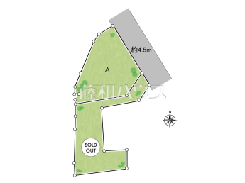 所沢市大字上安松　全2区画／A号地　宅地分譲物件画像