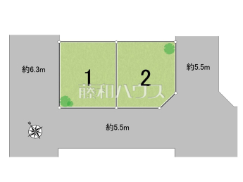 福岡市東区千早1丁目　全2区画　宅地分譲物件画像