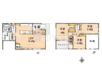 所沢市大字下安松　全1棟　新築分譲住宅物件画像