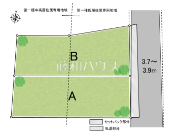 練馬区小竹町2丁目　全2区画　宅地分譲物件画像
