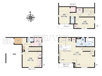 練馬区貫井3丁目　全1棟　新築分譲住宅物件画像