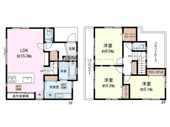 川越市藤間　全1棟　新築分譲住宅物件画像