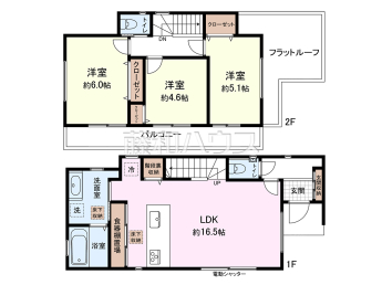 入間郡三芳町藤久保　全1棟　新築分譲住宅物件画像