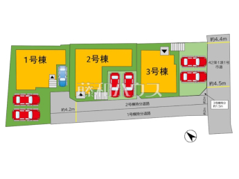 福岡市城南区友丘4丁目　全3棟　新築分譲住宅物件画像