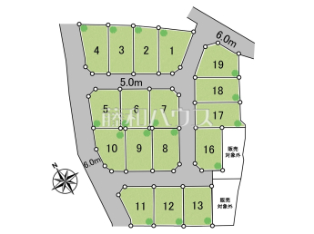清瀬市下宿２丁目　全19区画　建築条件付き土地物件画像