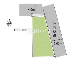 杉並区梅里1丁目　全1区画　宅地分譲物件画像