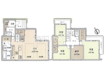 小金井市東町1丁目　全1棟　新築分譲住宅物件画像