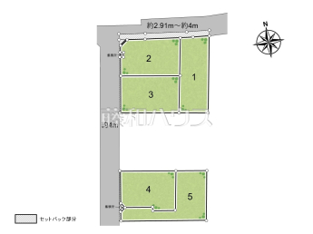練馬区下石神井5丁目　全5区画　宅地分譲物件画像