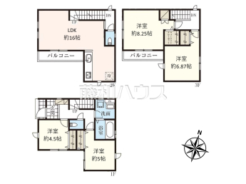 志木市中宗岡2丁目　全1棟　新築分譲住宅物件画像