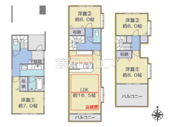中野区弥生町5丁目　中古戸建て物件画像