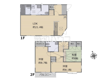 稲城市坂浜　中古戸建物件画像