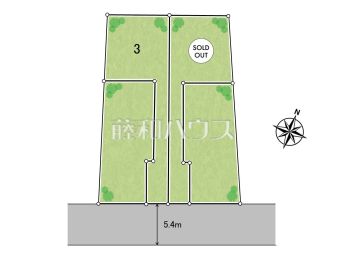 杉並区西荻北5丁目　全4区画／3号地　建築条件付売地物件画像