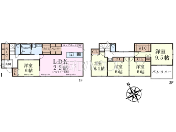 府中市四谷3丁目　全1棟　新築分譲住宅物件画像