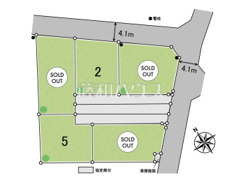 所沢市上新井２丁目　全５棟　新築分譲住宅物件画像