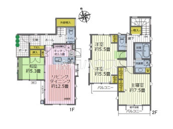 練馬区谷原6丁目　中古戸建て物件画像