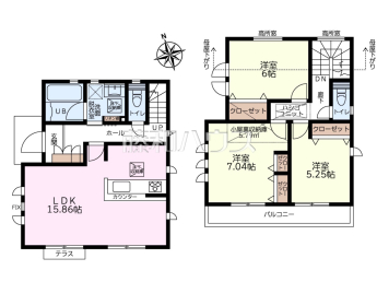 八王子市緑町　全1棟　新築分譲住宅物件画像