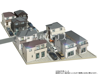 東村山市久米川町2丁目　全8棟　新築分譲住宅物件画像