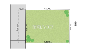 清瀬市竹丘2丁目　全1区画　宅地分譲物件画像