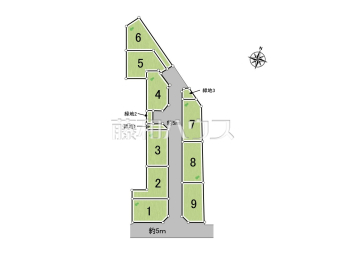 東久留米市金山町1丁目　全9区画　宅地分譲物件画像